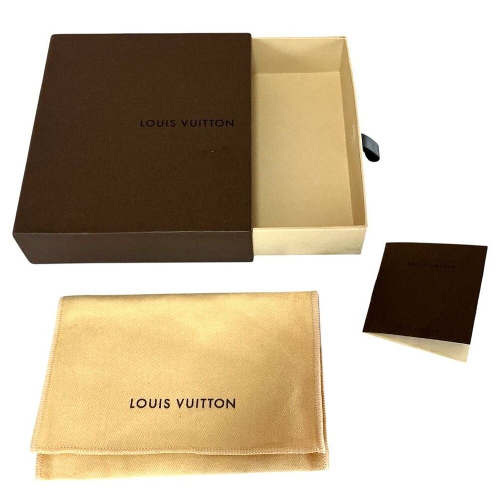 Authentic Louis Vuitton Box & Dust Bag for Charm or Card Holder,Thank You Book